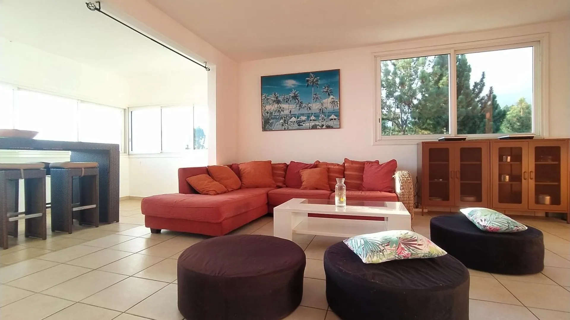 Apartment Belrose Place - Calme Et Vue Epoustouflante A Tahiti Punaauia